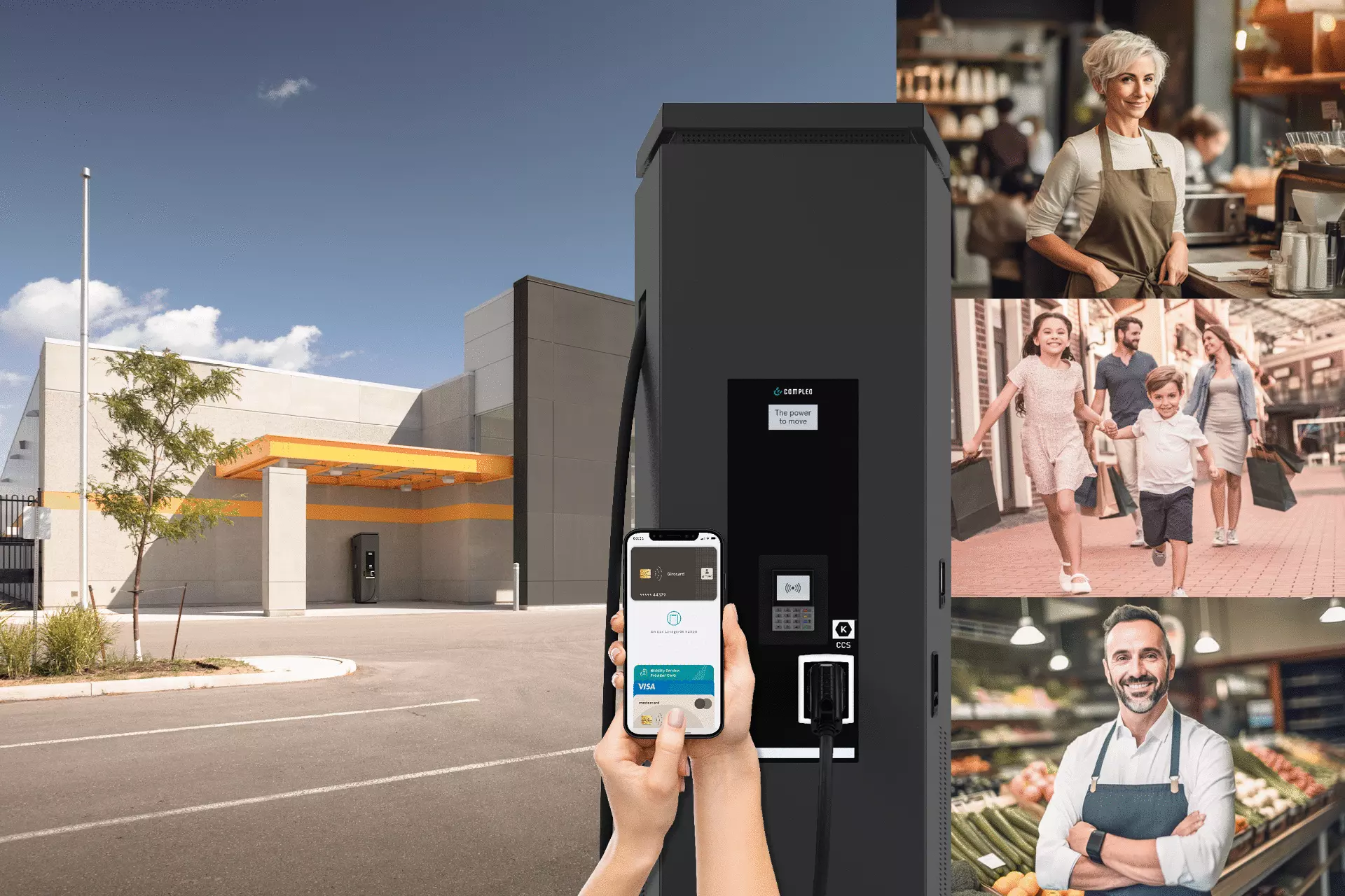phone used to pay at Cito 500 charging station